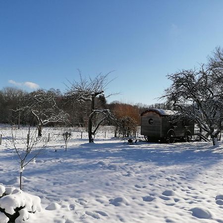 Saint-Michel-sur-Meurthe Roulotte Le Temps De Rever B&B 외부 사진