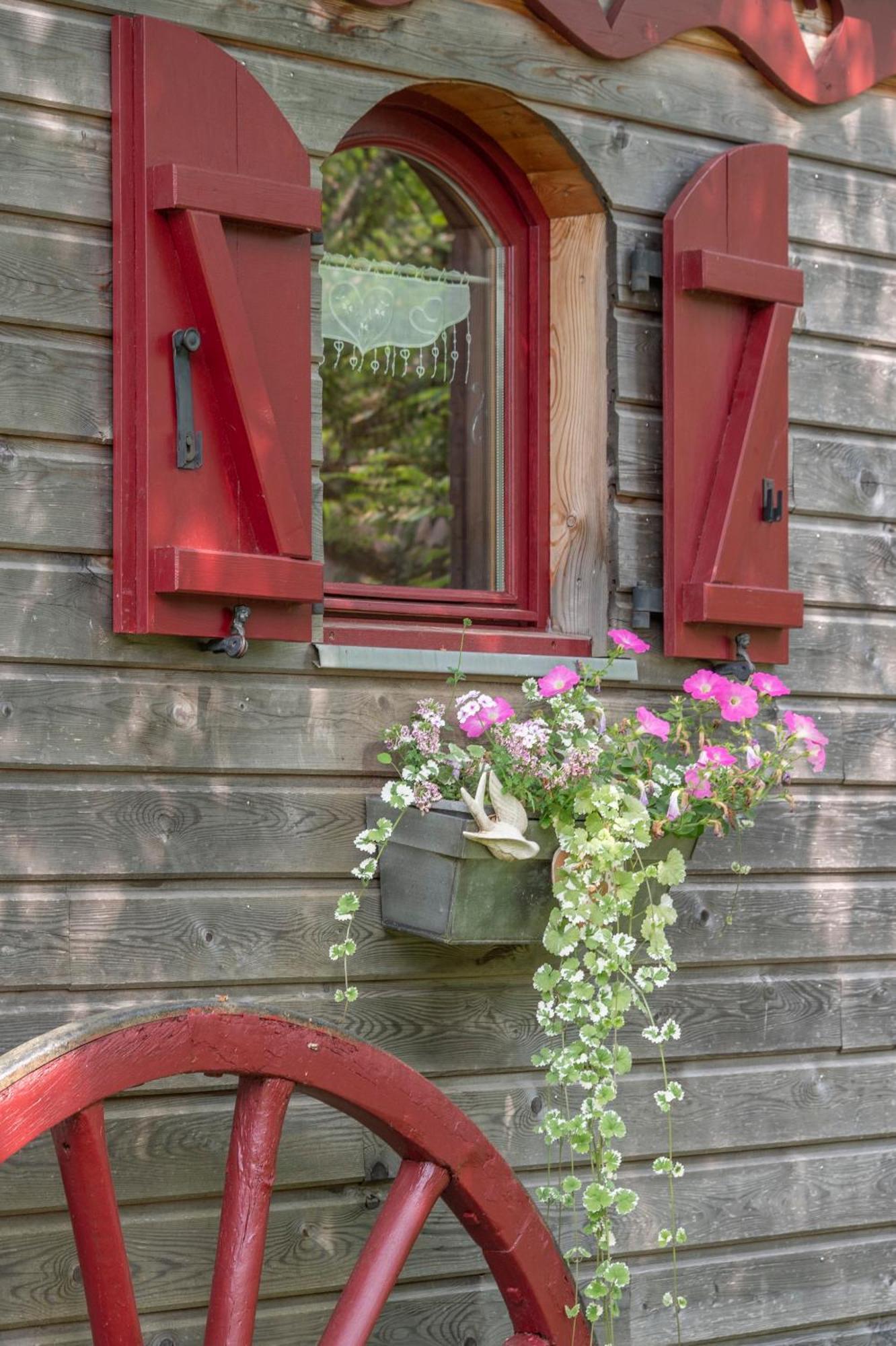 Saint-Michel-sur-Meurthe Roulotte Le Temps De Rever B&B 외부 사진